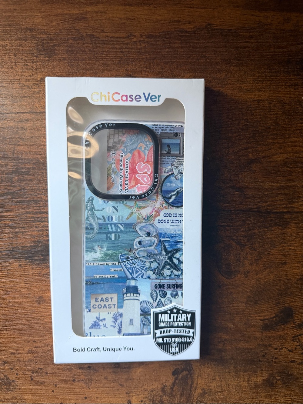 Blue Nautical Collage Protective Phone Case